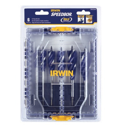 IRWIN Irwin IWAX236PC Speedbormax Spade Bit Set 6 Piece