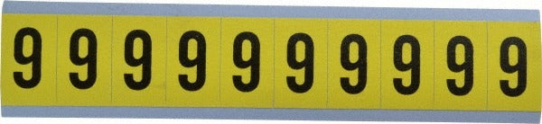 STRANCO Stranco SB4-6 Number Label 6 Rectangle Vinyl