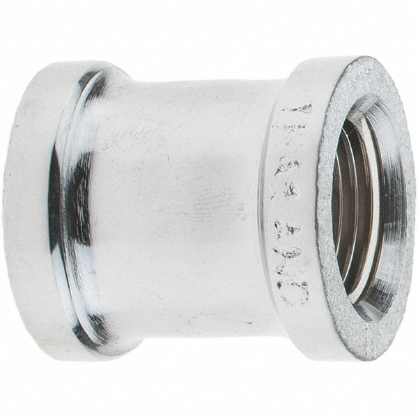 MERIT BRASS Merit Brass C111-06 Brass Pipe Coupling 3/8 in Fnpt Class 125