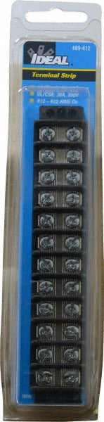 IDEAL INDUSTRIES Ideal 89-412 Multipole Terminal Block 300V 30A 12 Pole