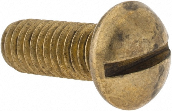 VALUE COLLECTION Value Collection R63094244 Machine Screw 3/8-16 X 1 in Brass
