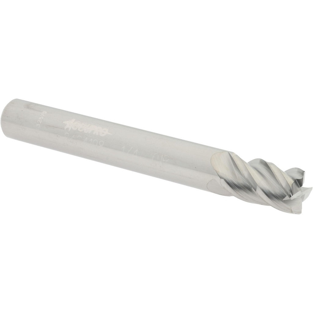 ACCUPRO Accupro 12182794 Corner Radius End Mill 1/4 in 4 Flute