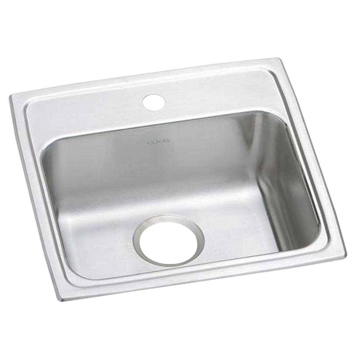 BSC PREFERRED Bsc Preferred LRAD1919551 Drop-in Kitchen Sink 19.5x19