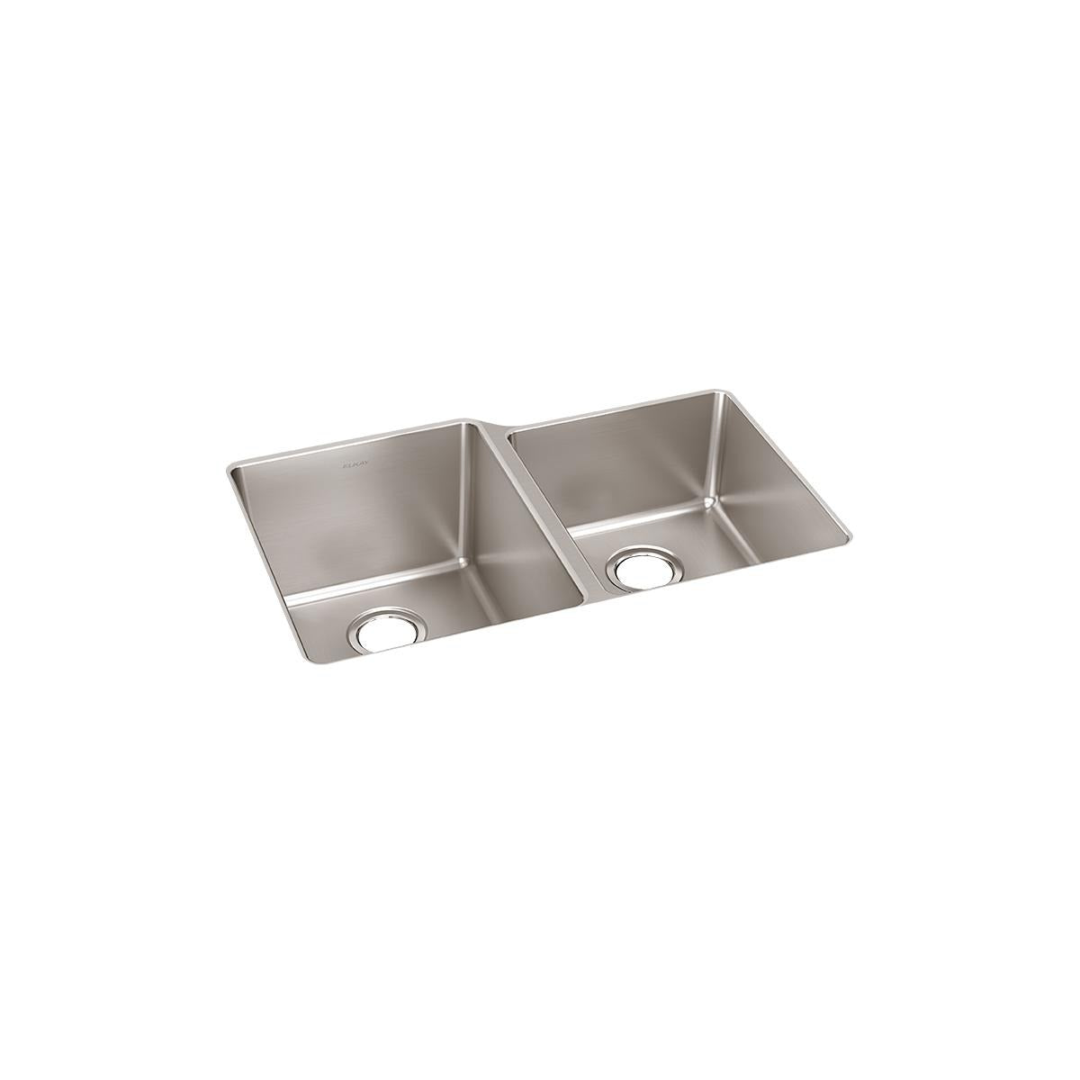 ELKAY Elkay ELUH3120RT Double Bowl Undermount Kitchen Sink