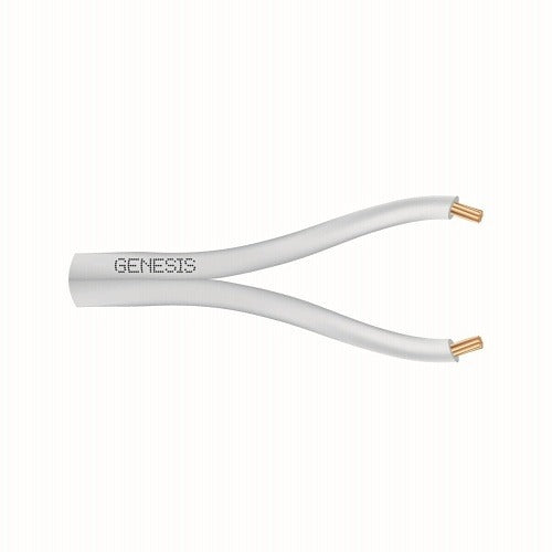 SOUTHWIRE Genesis Cable 10025001 22/2 Stranded Zip Cord White