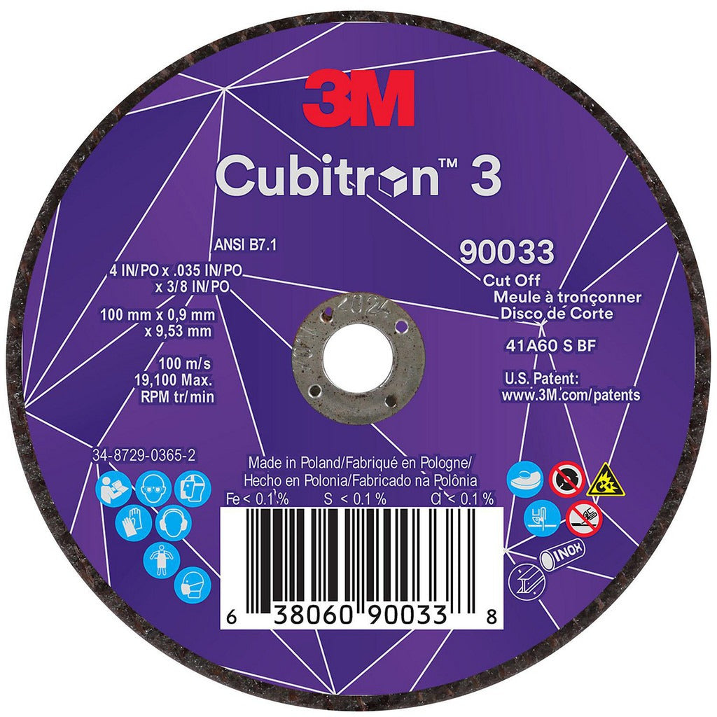 3M 3M 7100303857 Cutoff Wheel 4 Inch Ceramic Type 1