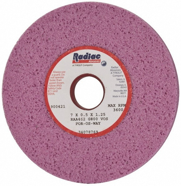 RADIAC ABRASIVES Radiac Abrasives 34078769 Surface Grinding Wheel 46 Grit