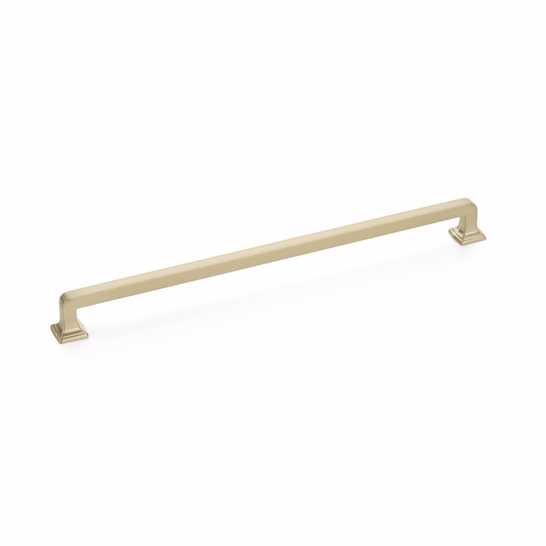 SCHAUB Schaub 525-SSB Cabinet Pull 12in Menlo Park Satin Brass
