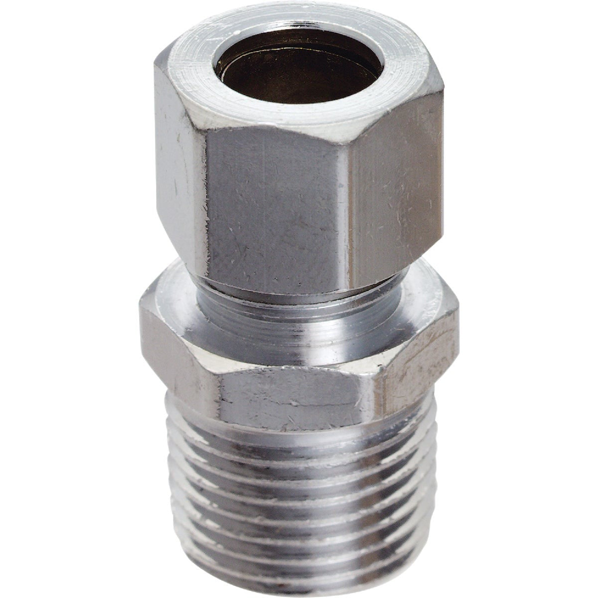 BSC PREFERRED Bsc Preferred DIB74PCLF Straight Union 1/2 Mip X 3/8 Od