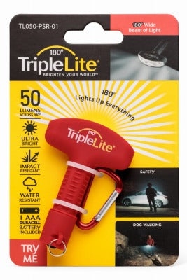 TRIPLELITE Triplelite Llc TL050-PSR-01 Led Keychain Flashlight Red
