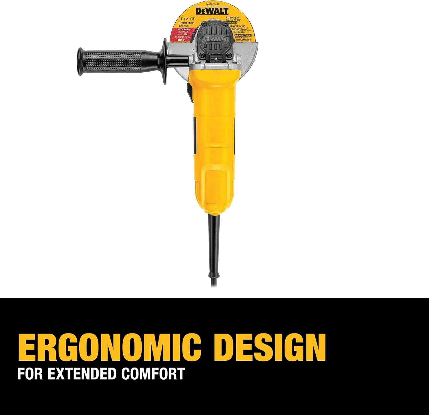 DEWALT DEWALT DWE4011 Angle Grinder One-Touch Guard 4-1/2 Inches