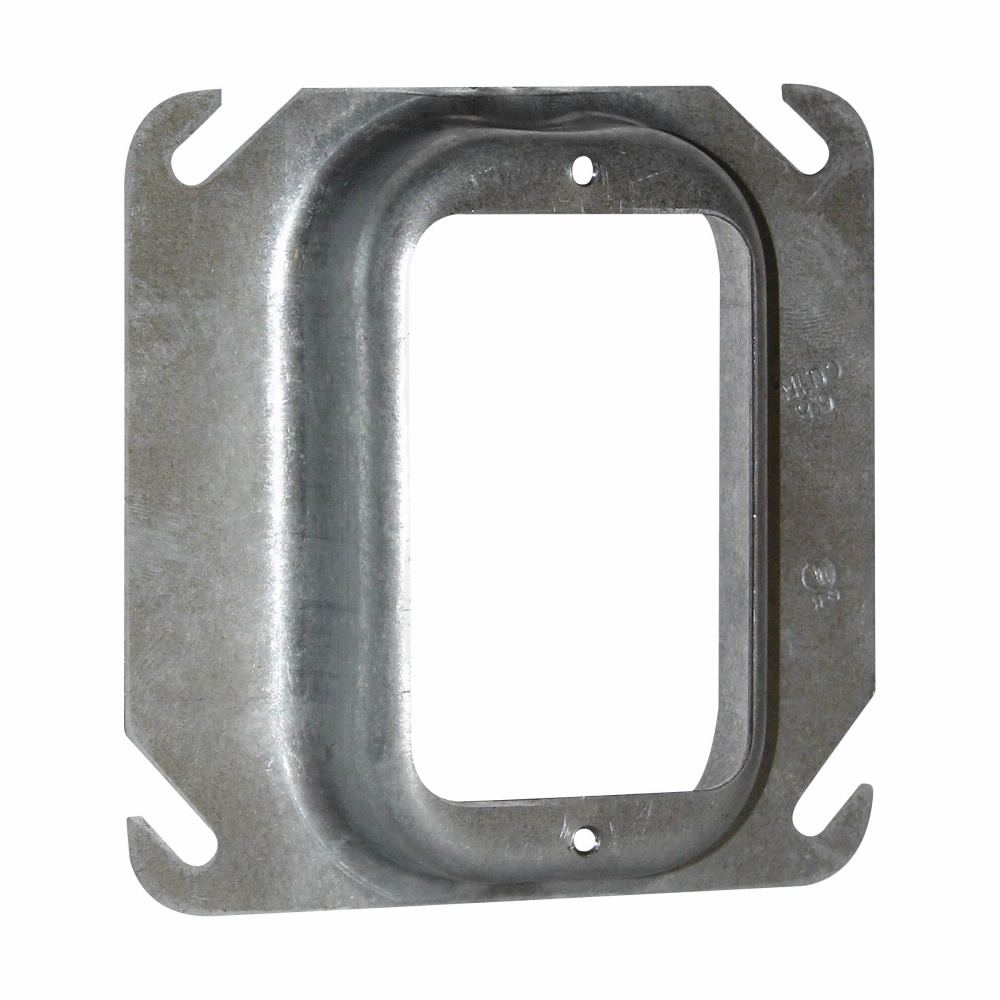 Crouse-Hinds TP488 1 Raised Steel 1-Device Square Outlet Box Mud Ring