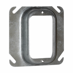 Crouse-Hinds TP490 1-1/4 Raised Steel 1-Device Square Outlet Box Mud Ring