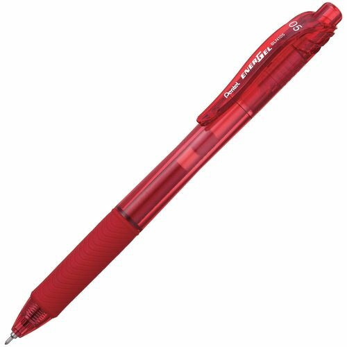 PENTEL Pentel PENBLN105B Energel-x Gel Pen 0.5mm Red 12-pack