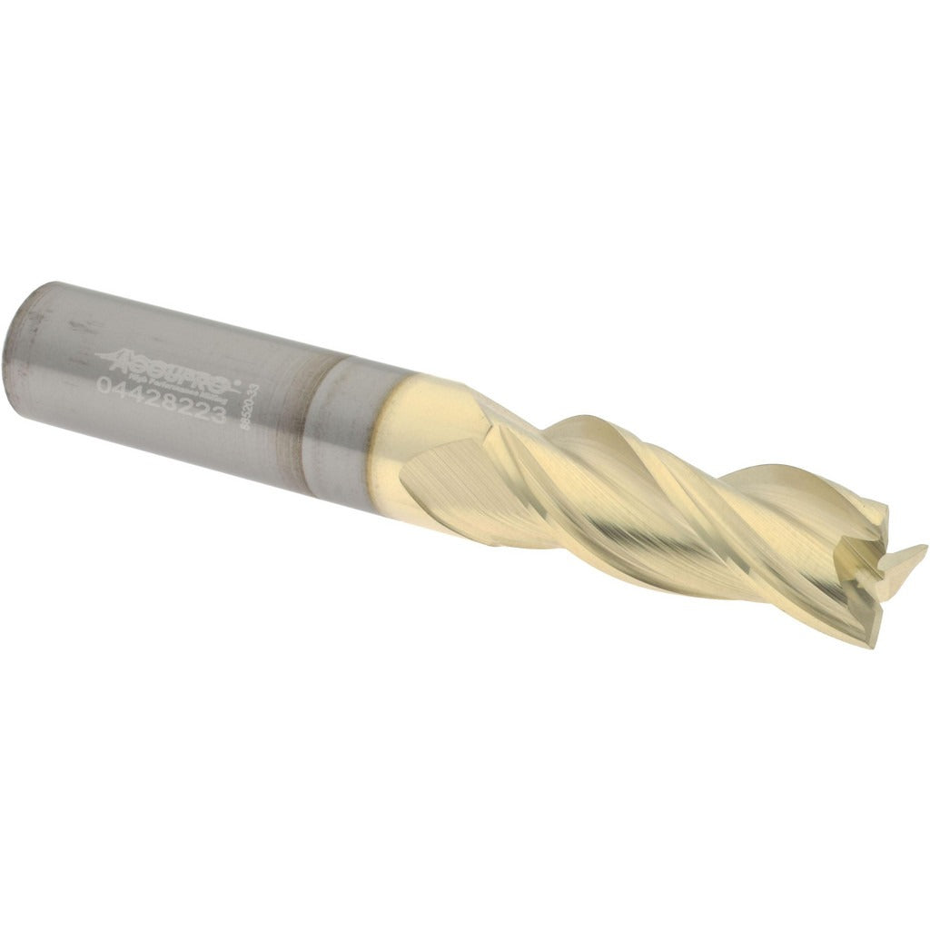 ACCUPRO Accupro 2500039 3/8 in Square End Mill 3 Flute Carbide