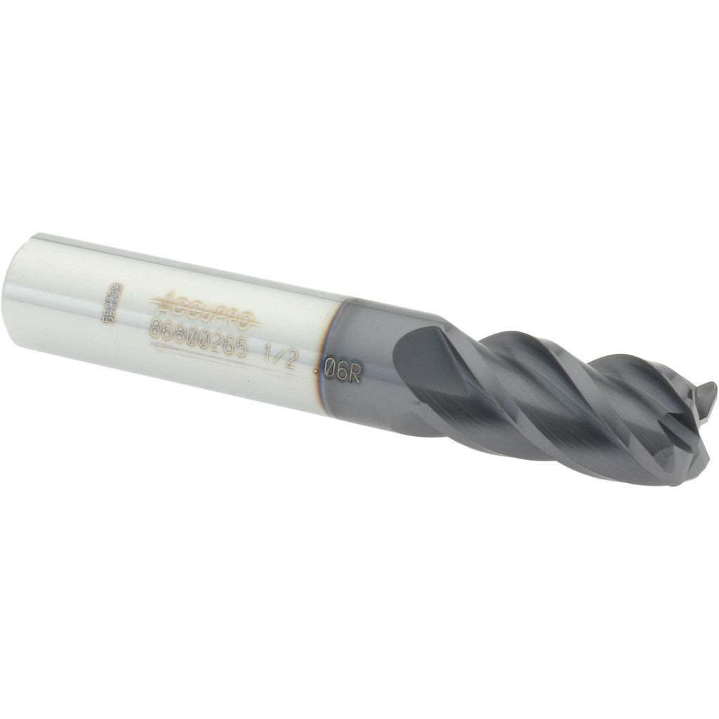 ACCUPRO Accupro 12182611 Corner Radius End Mill 1/2 in 4 Flute Altin