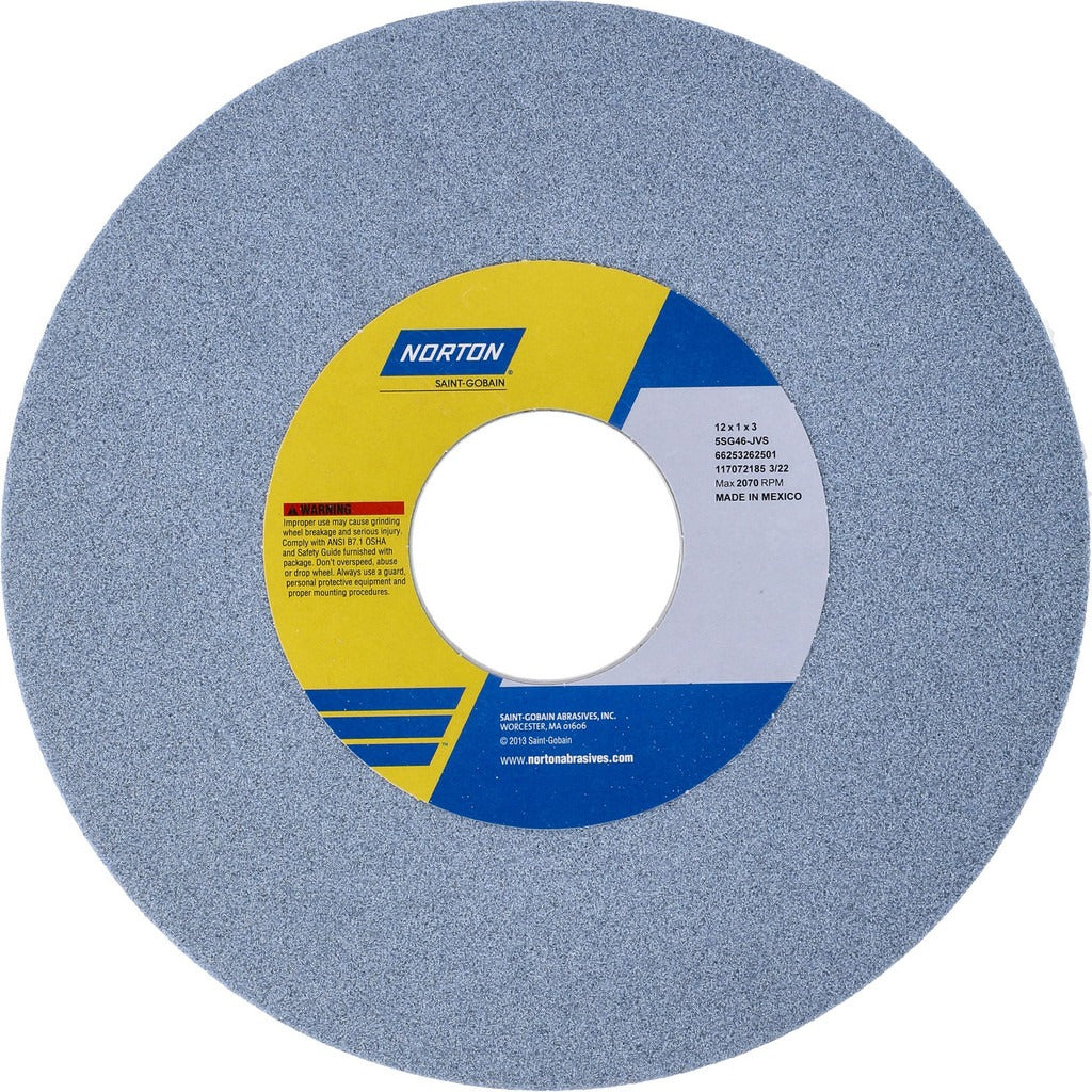 NORTON Norton 66253262501 Surface Grinding Wheel 12in 46 Grit