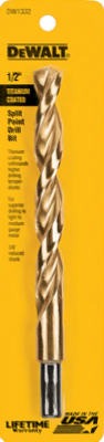 DEWALT Dewalt Accessories DW1332 Titanium Drill Bit 1/2 Inch 3-pack