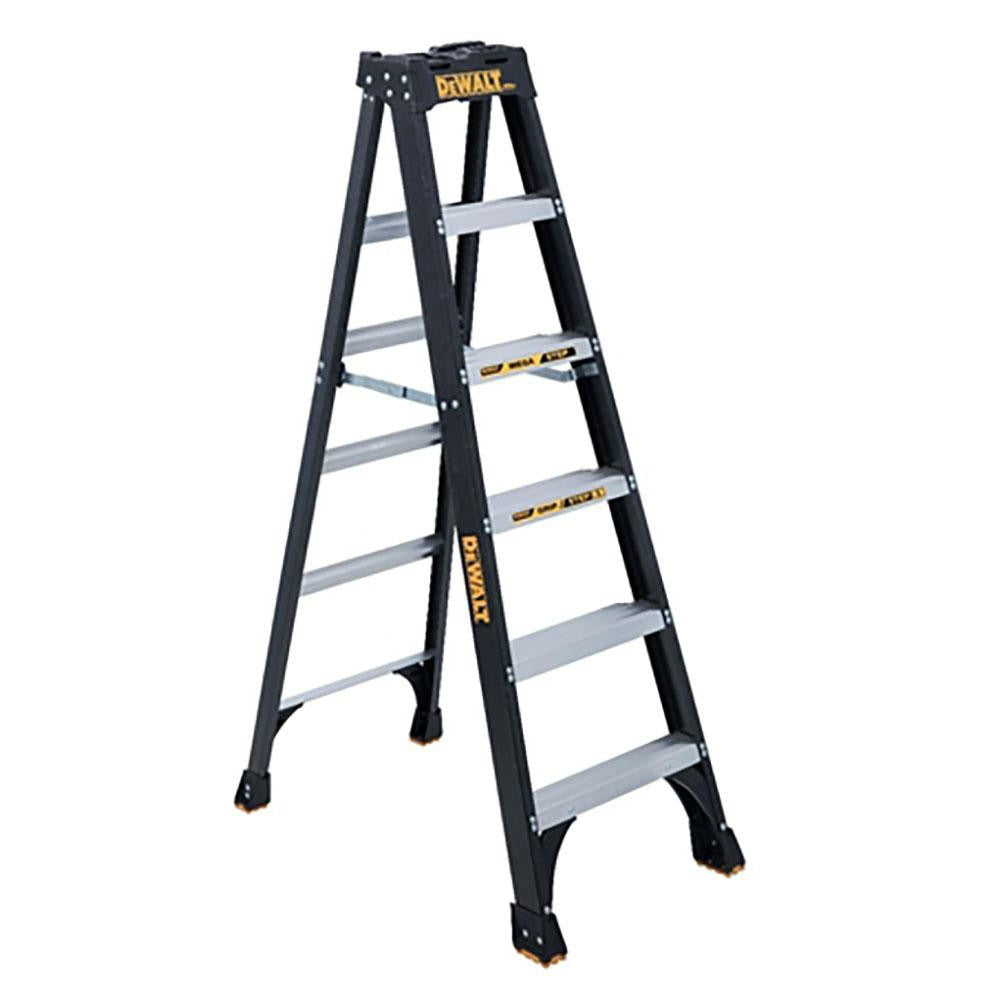 DEWALT Dewalt DXL3010-06 Fiberglass Step Ladder Type Ia 300 Lb