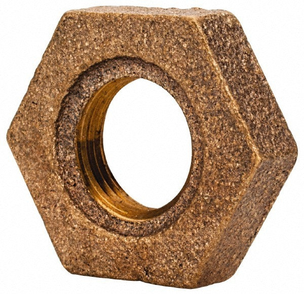 MERIT BRASS Merit Brass X119-02 Brass Pipe Locknut 1/8 in Fnpt