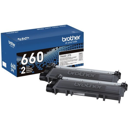 BROTHER Brother BRTTN6602PK High-yield Black Toner Cartridge 2-pack