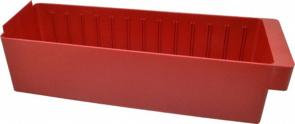 QUANTUM STORAGE SYSTEMS Quantum Storage QED602RD Red Plastic Drawer Bin