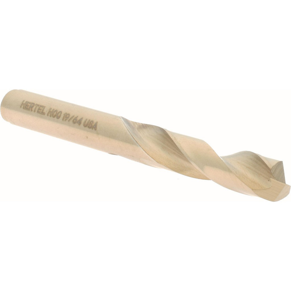 HERTEL Hertel 74130303 Screw Machine Drill Bit 19/64 in Cobalt