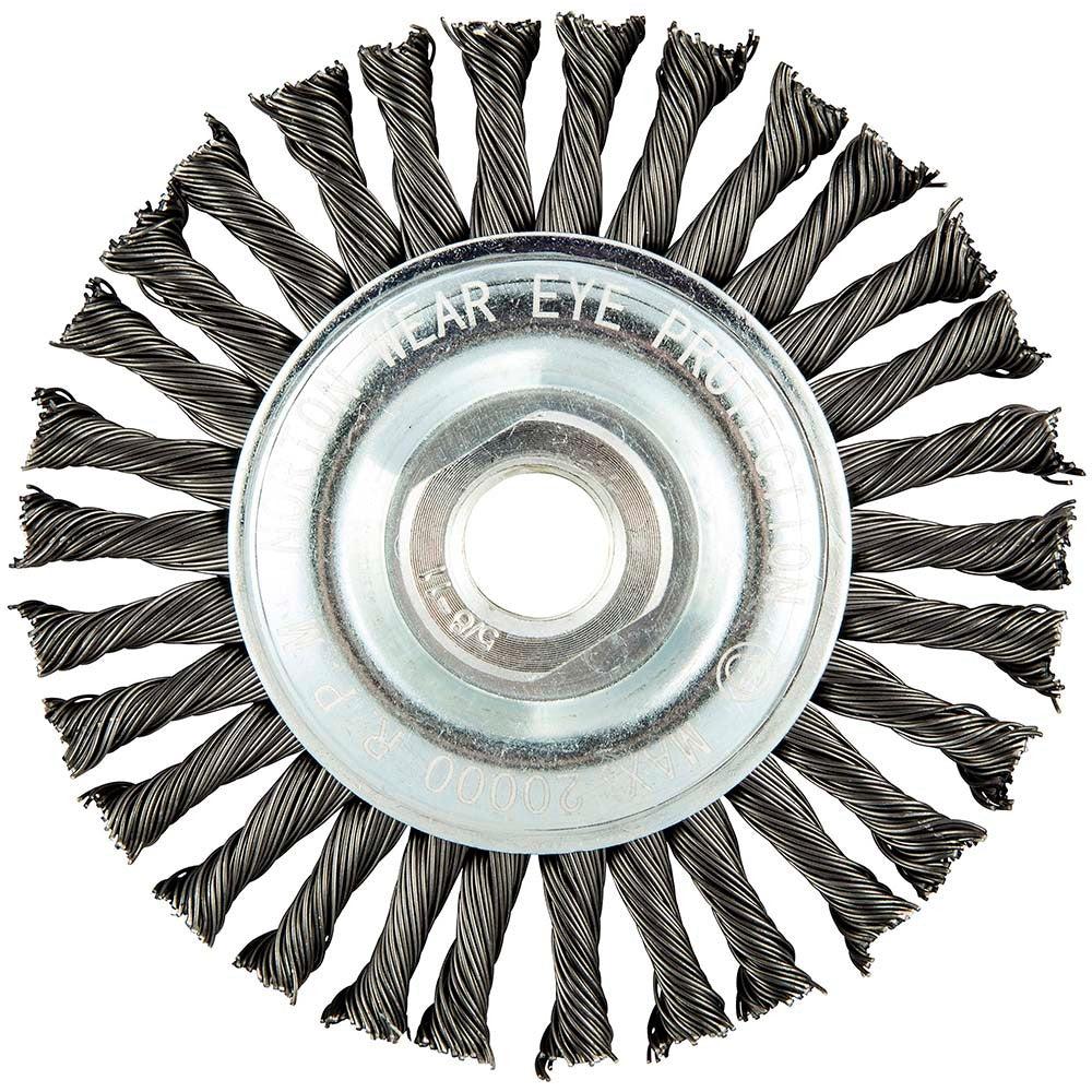 NORTON Norton 66252838997 Wheel Brush 4 in Carbon Steel 20000 Rpm