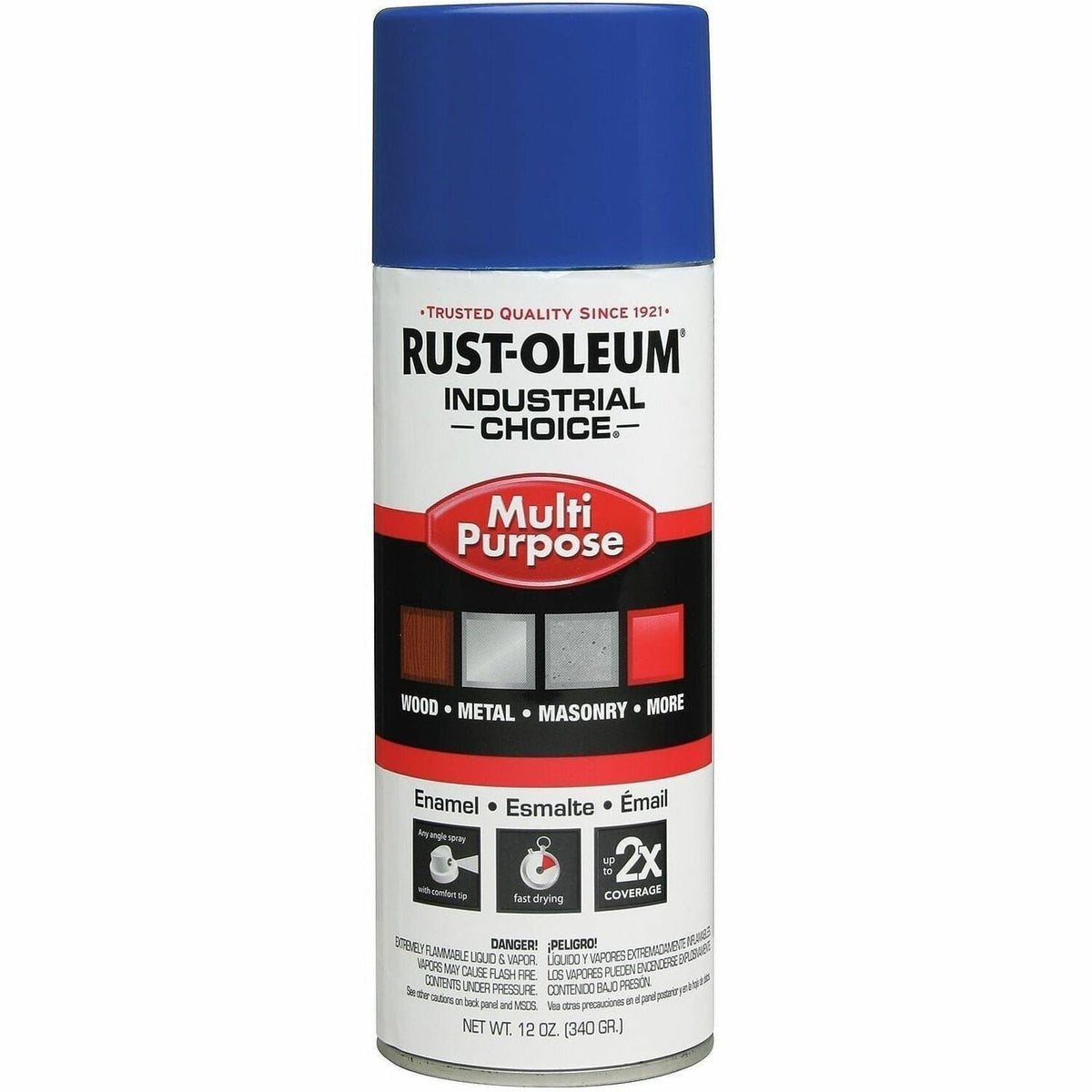 RUST-OLEUM Rust-Oleum RST1624830 Industrial Choice Enamel Spray Paint 12 oz (6/Carton) 1624830