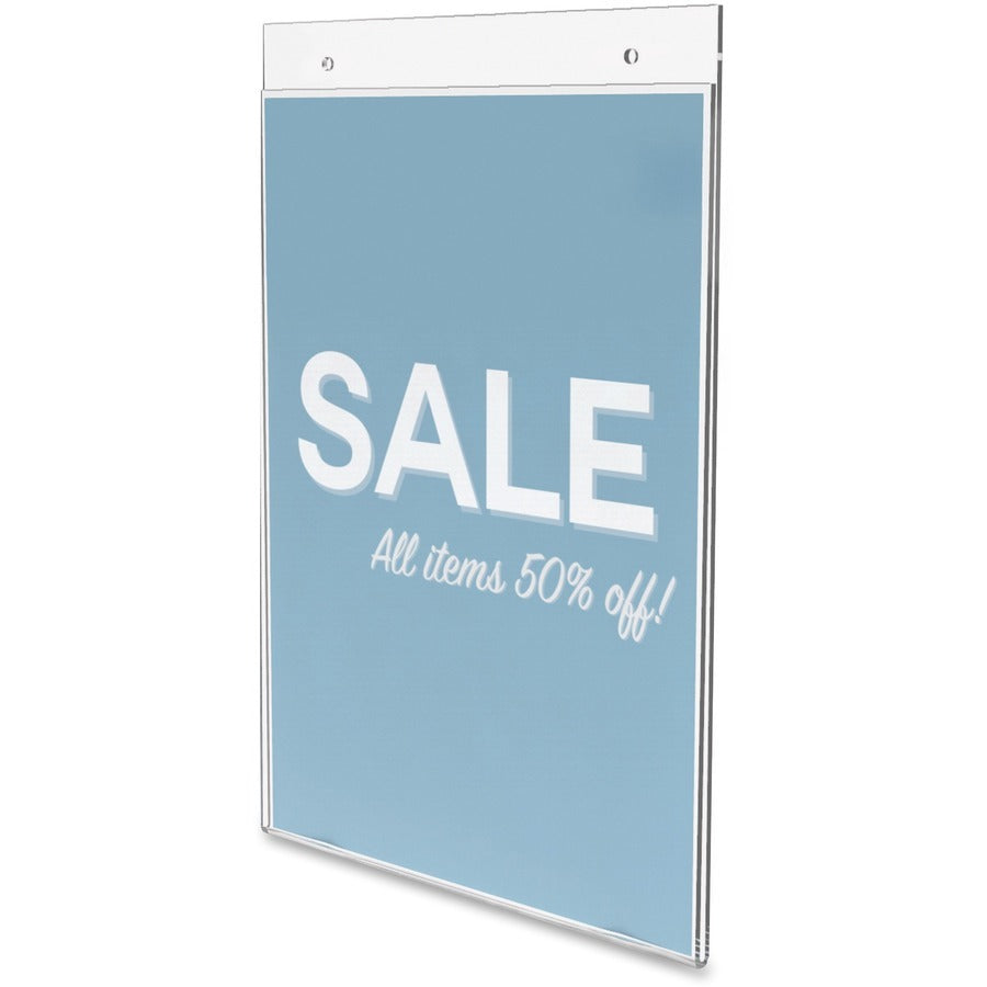 DEFLECTO Deflecto DEF68201 Wall Mount Sign Holder 8.5 x 11 (Portrait)