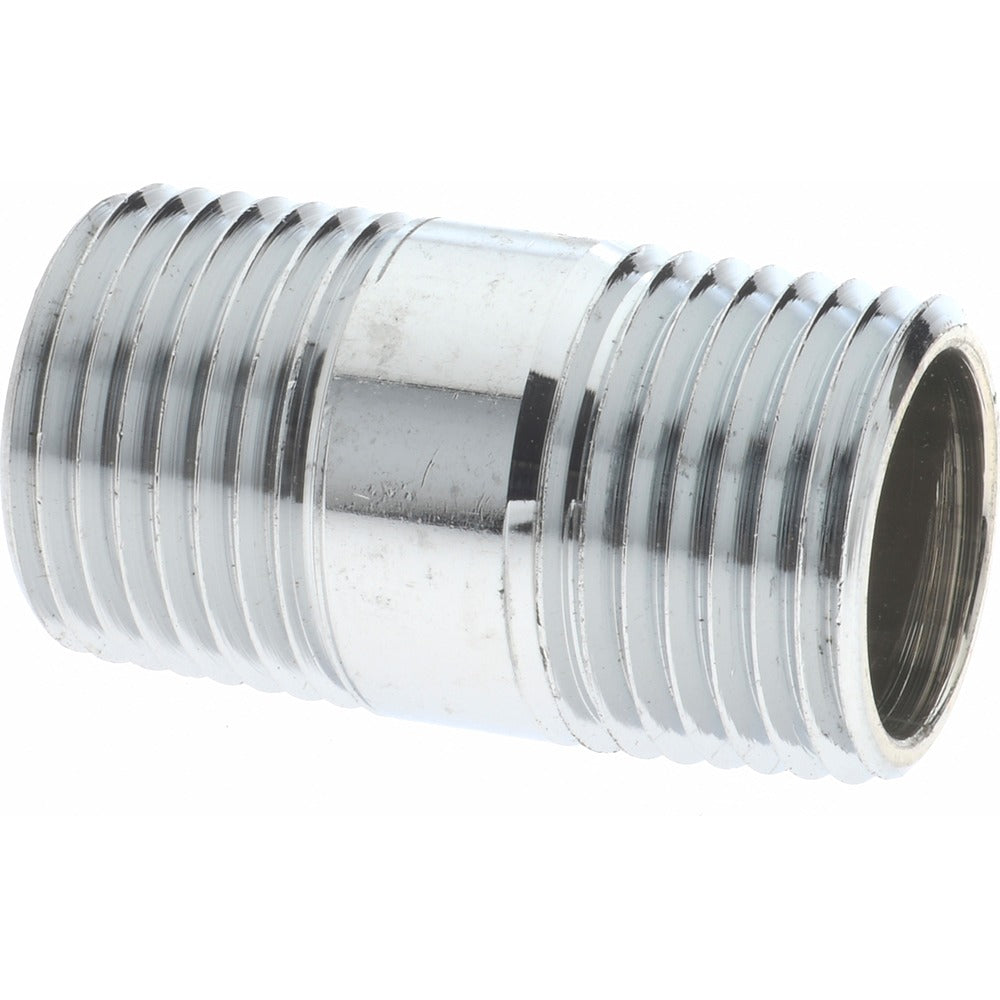MERIT BRASS Merit Brass 3008-150 Chrome Brass Pipe Nipple 1/2 Npt