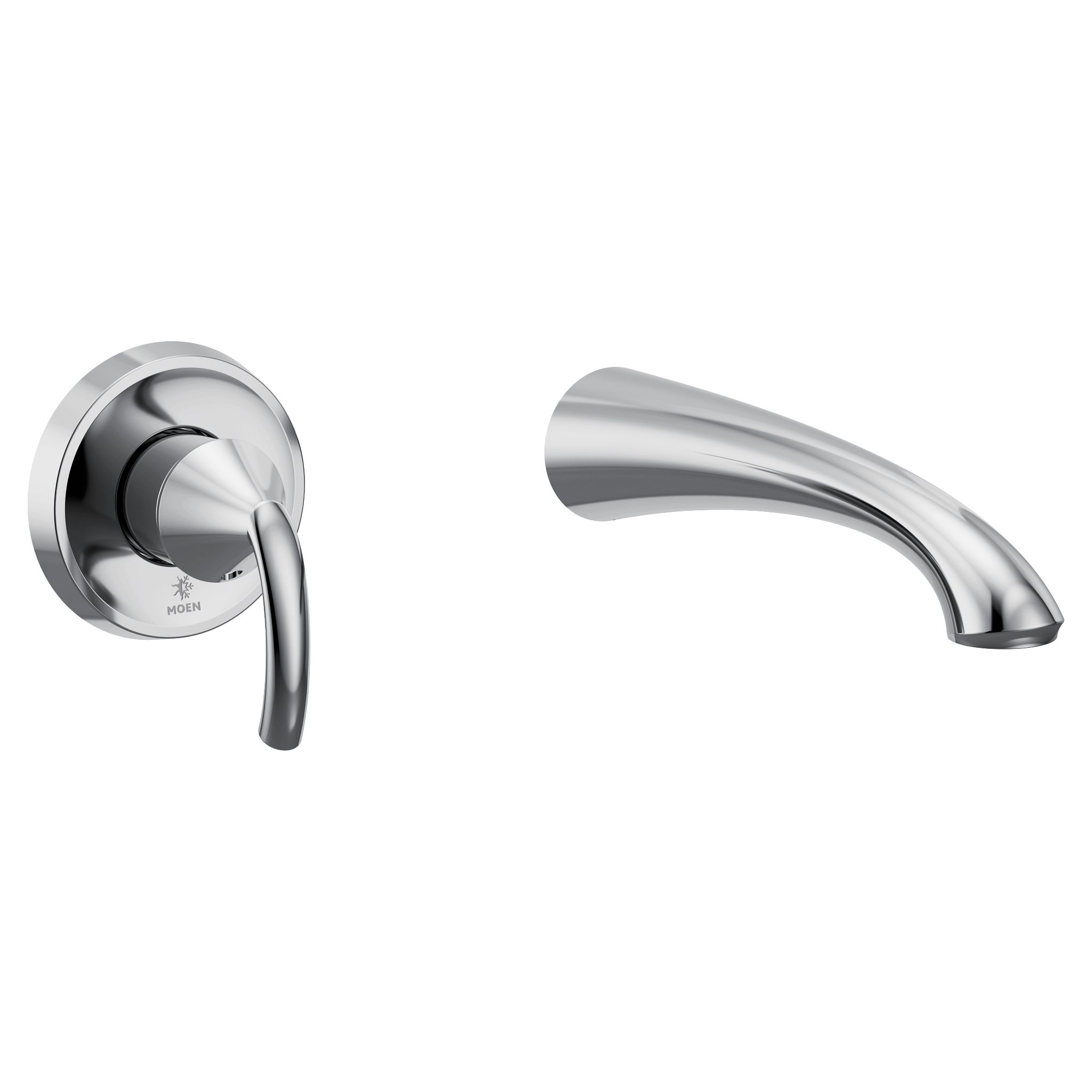 MOEN Moen WT371 Glyde one-handle wall mount tub filler 10-inch (WT371)