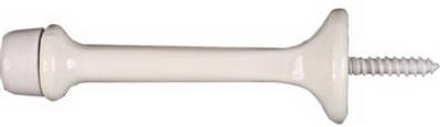 NATIONAL HARDWARE National Mfg N248-419 Rigid Door Stop White 3in 2 Pack