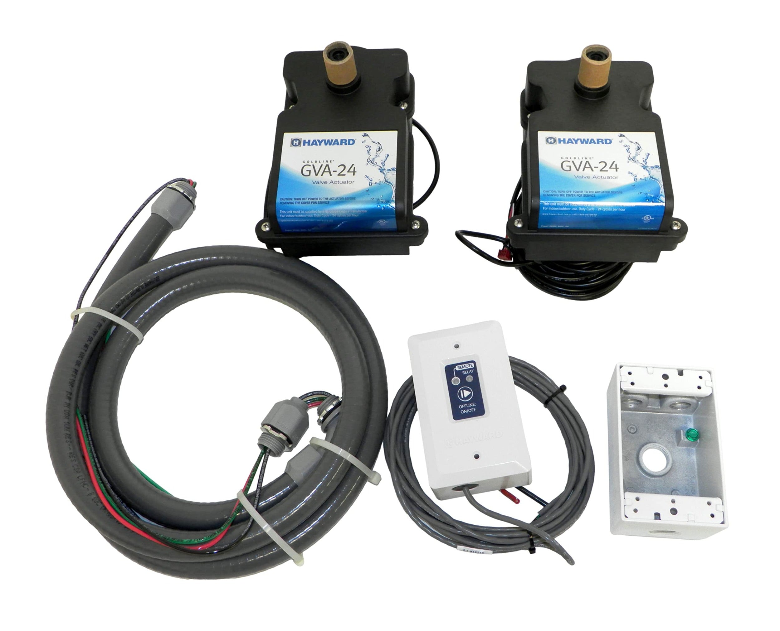 HAYWARD Hayward HL485SPAKIT Omni Spa Kit (Two Valve Actuators, 1 Smart Relay, J-Box, 6 feet Whip)