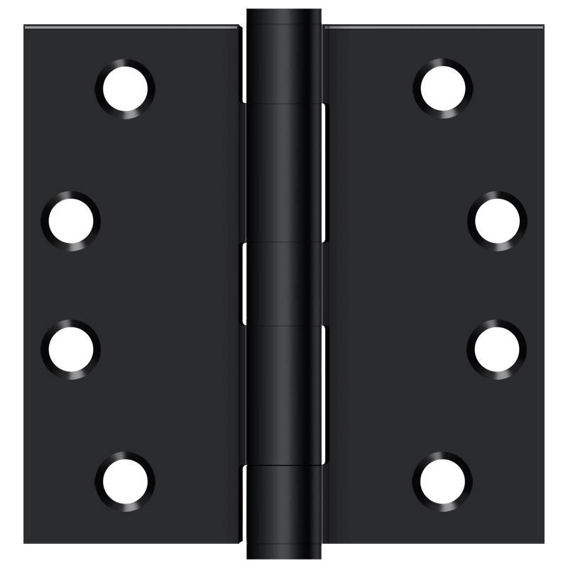 DELTANA Deltana S44HD1B Square Hinge Heavy Duty 4x4 Flat Black