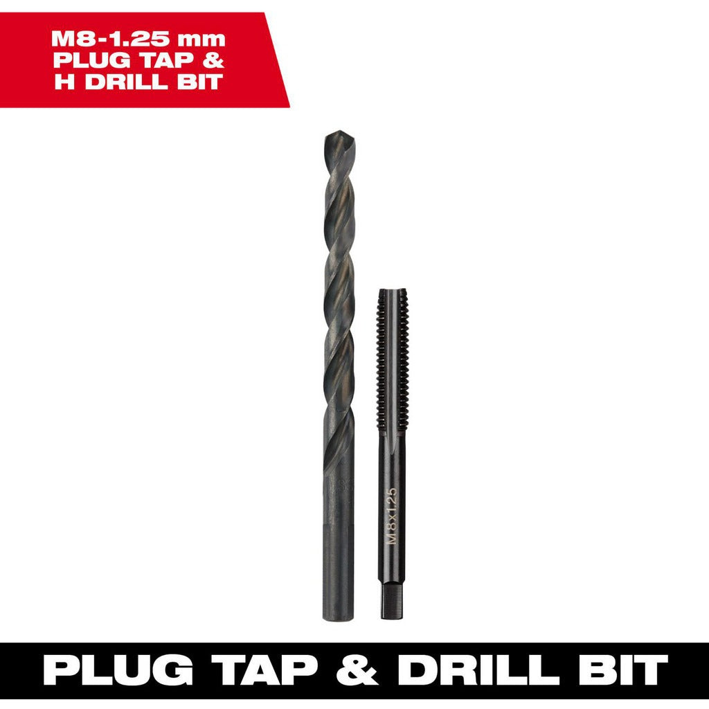 MILWAUKEE Milwaukee Tool 49-57-5543 M8-1.25mm Tap Drill Set 2pc