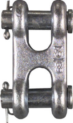 NATIONAL HARDWARE National Mfg N240-887 3/8 in Zinc Double Clevis Link