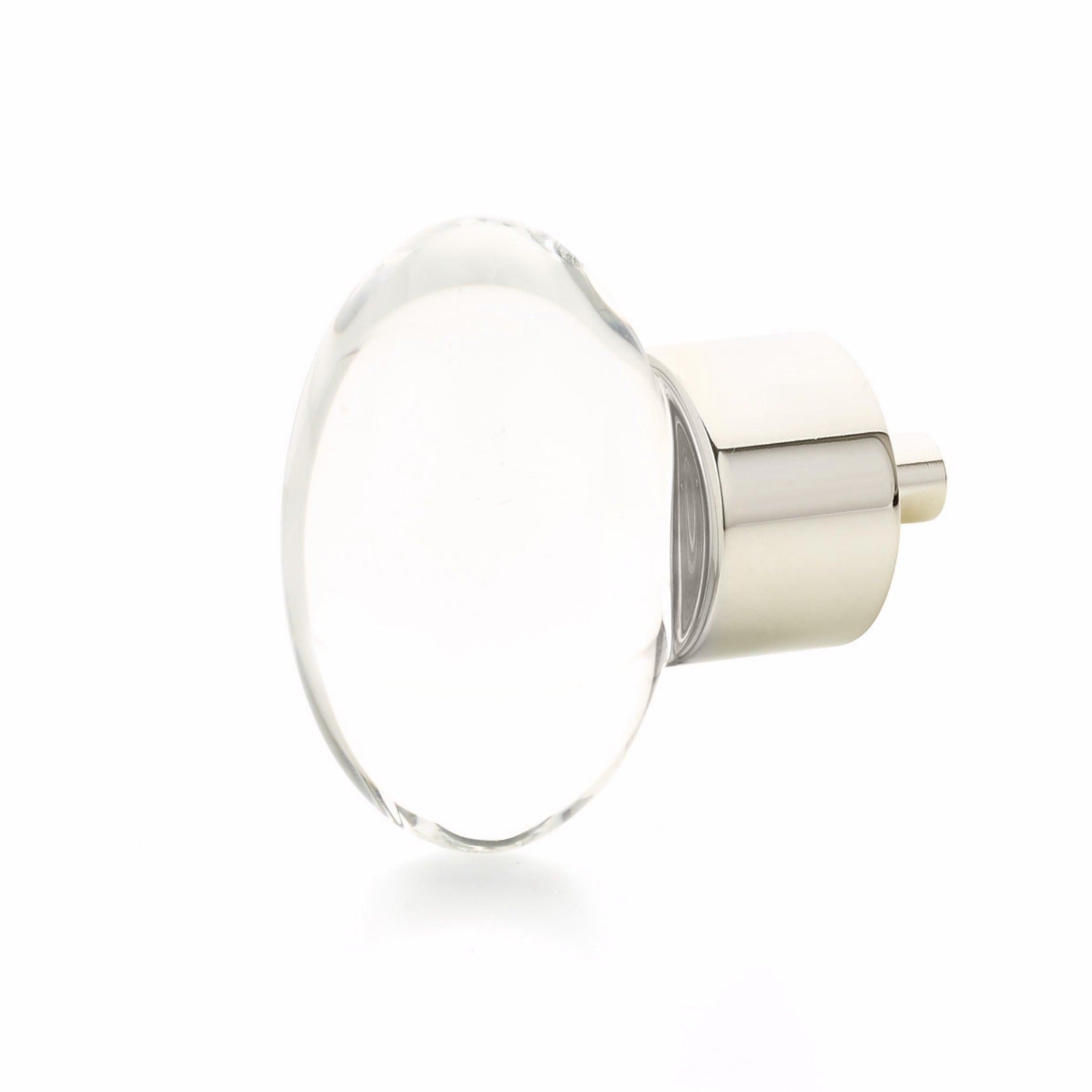 SCHAUB Schaub 60-PN City Lights Oval Glass Cabinet Knob