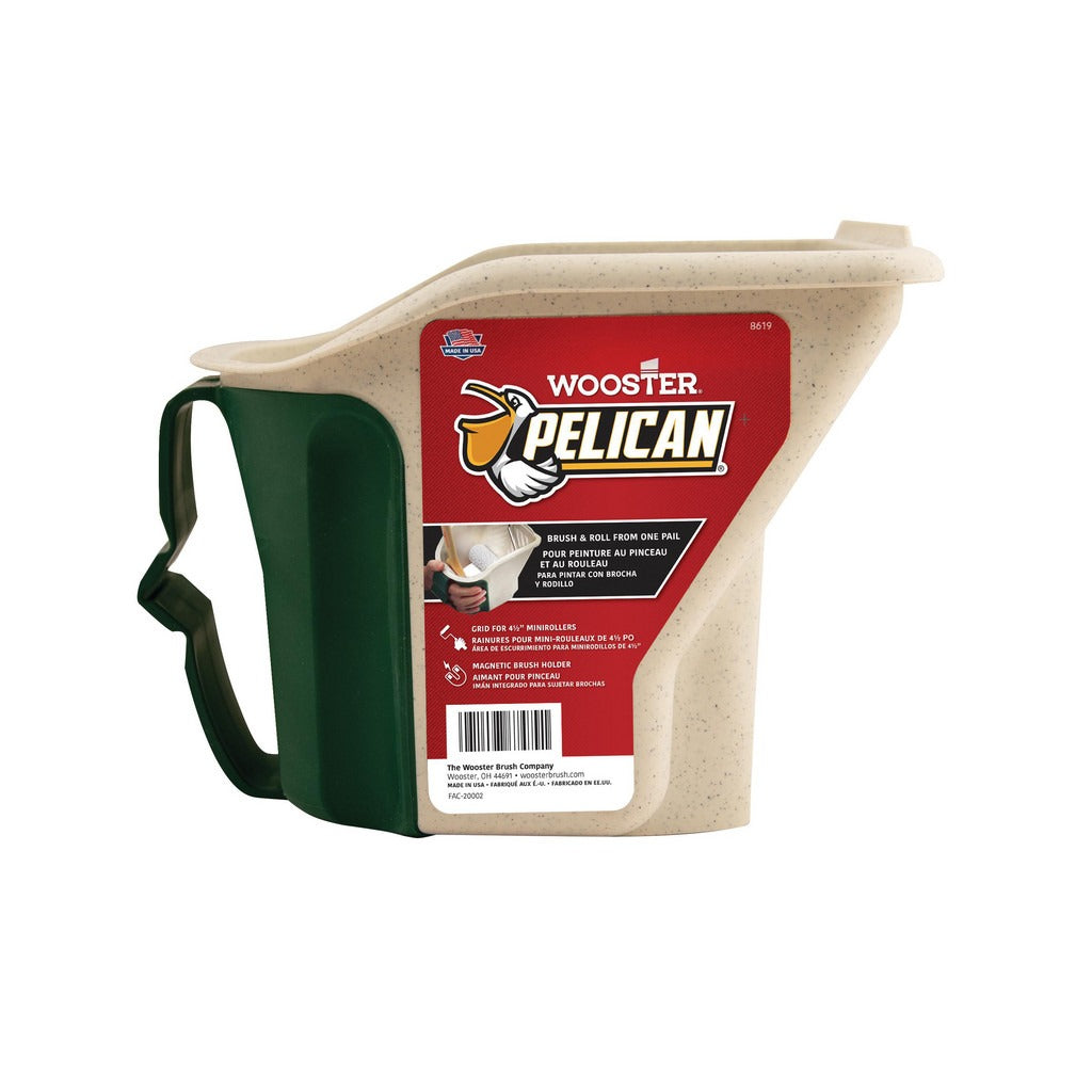 WOOSTER BRUSH Wooster Brush 8619 Square Paint Pail Pour Spout 1 Qt