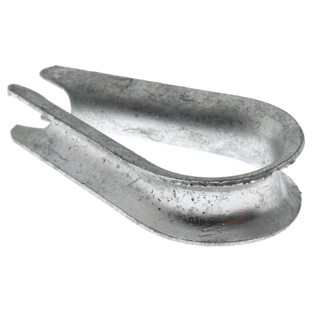 VALUE COLLECTION Value Collection 40410 Wire Rope Thimble Clip 1/4 in Steel