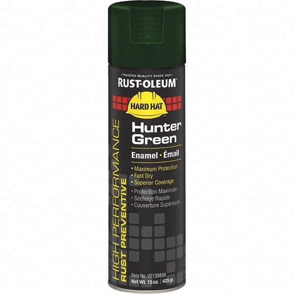 RUST-OLEUM Rust-oleum V2138838 Enamel Spray Paint Hunter Green 15 Oz