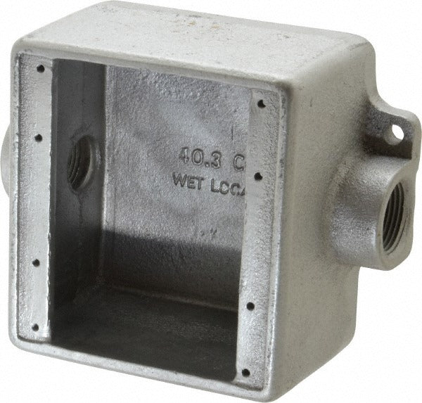 THOMAS & BETTS Thomas Betts FDC222-TB 2-gang Electrical Device Box
