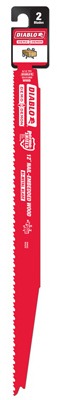DIABLO Freud DS1212BW2 12 Inch 6/12 Tpi Reciprocating Saw Blade 2 Pack