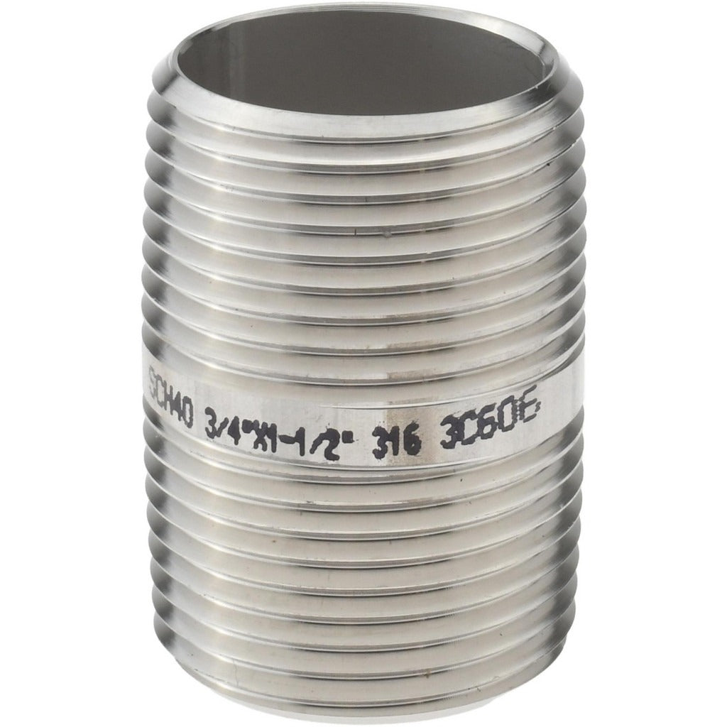 VALUE COLLECTION Value Collection 6BN3/4X11/2 Ss Pipe Nipple Sch 40 Npt