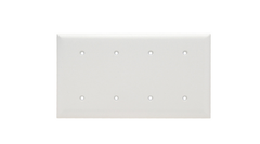 Pass & Seymour SP44W 4Gang Wall Plate Blank Strap Mount Standard