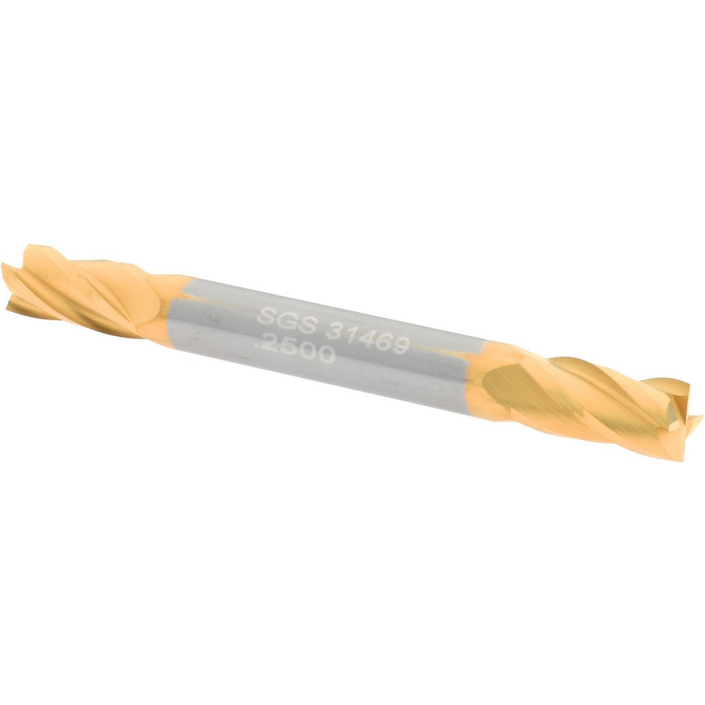 KYOCERA SGS PRECISION TOOLS Sgs 31469 Square End Mill 1/4 in 4 Flute Solid Carbide