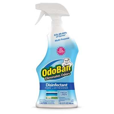 ODOBAN Clean Control 910701-Q6 Disinfectant Spray 32 Oz Fresh Linen