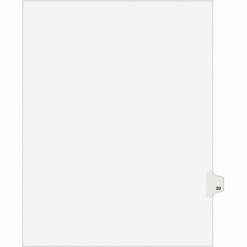 AVERY Avery AVE01020 Index Dividers Reinforced Side Tabs 25 Pack