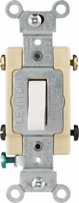 LEVITON Leviton S02-CS415-2WS 4-way Toggle Switch 15A 120/277V