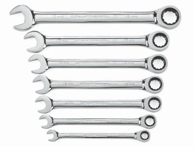 APEX TOOL GROUP Apex Tool Group Llc 9417 Ratcheting Metric Wrench Set 7pc